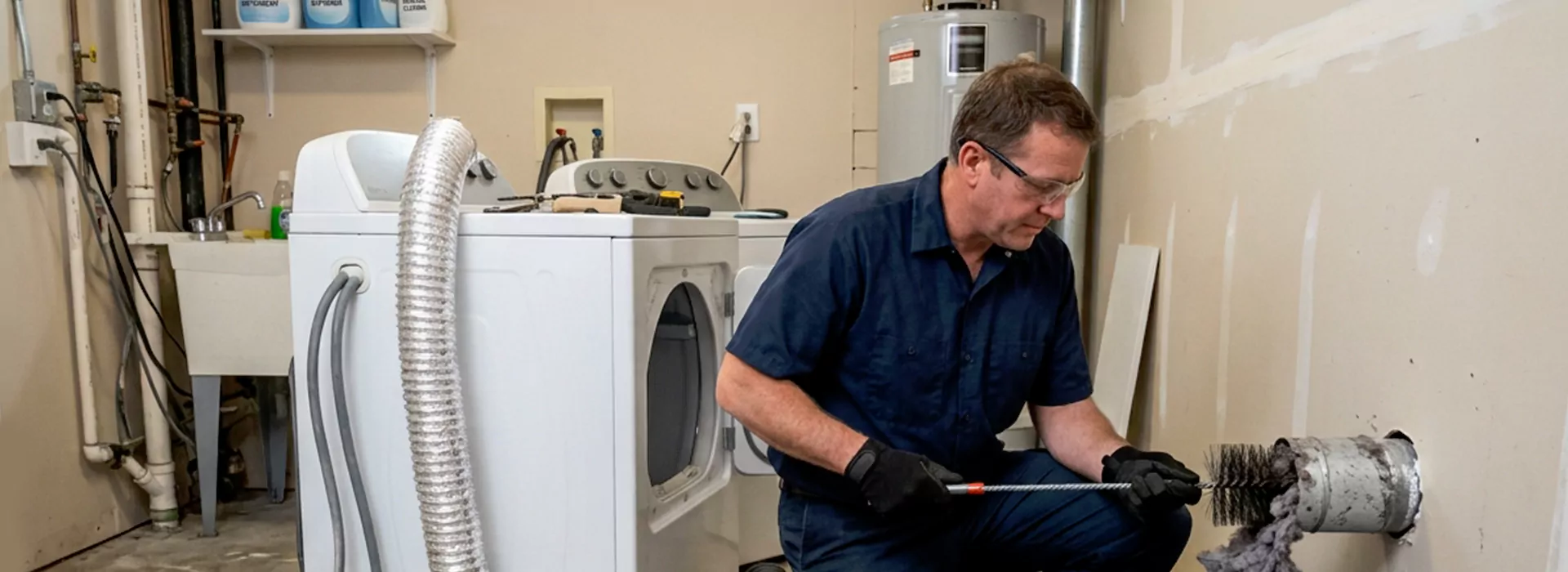 Clogged Dryer Vent Repair in West Orange, New Jersey