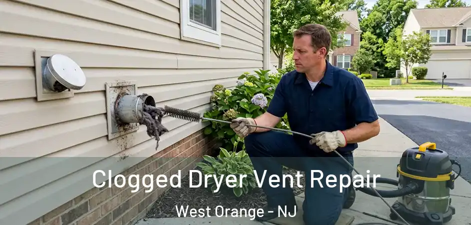  Clogged Dryer Vent Repair West Orange - NJ