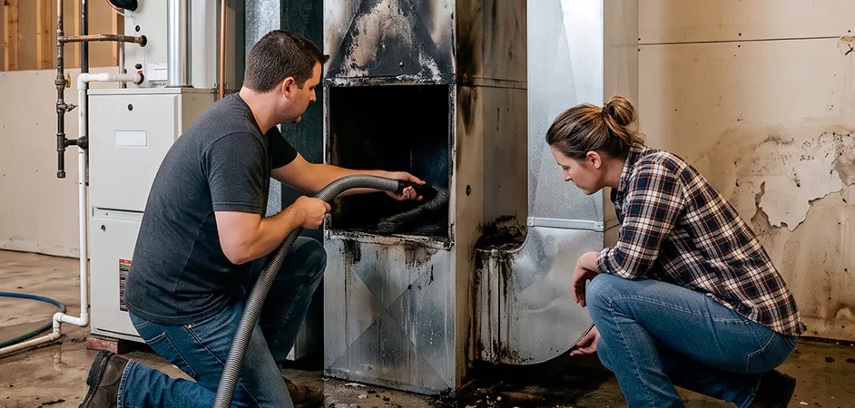 Fire and Flood Duct Restoration in West Orange, NJ